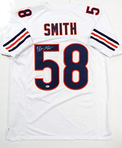 Roquan Smith Autographed White Custom Jersey