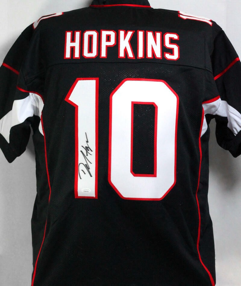 DeAndre Hopkins Signed Black Custom Football Jersey