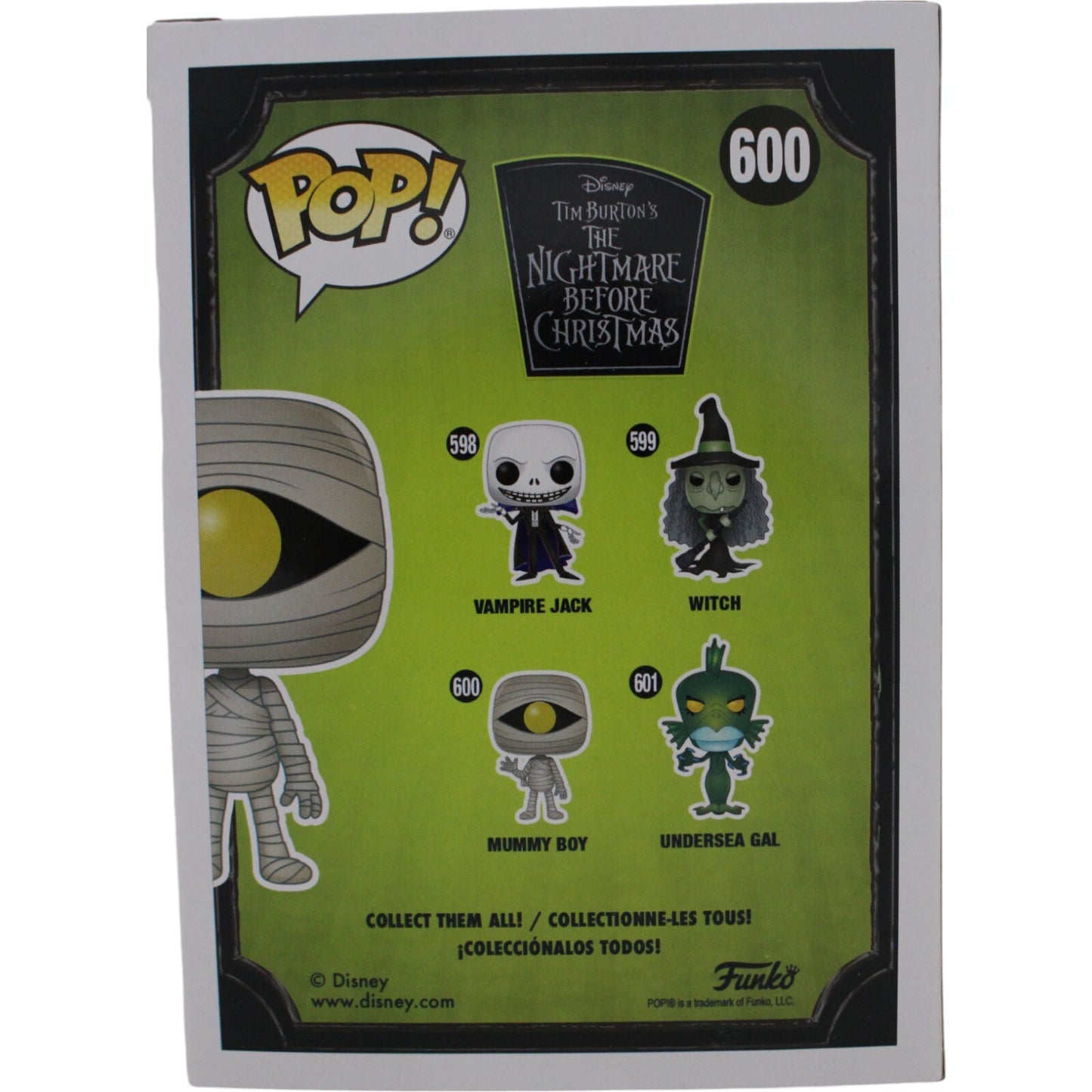 Floyd Norman Signed Disney Mummy Boy Funko Pop! #600 (Beckett)