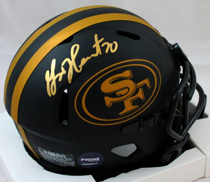 Garrison Hearst Signed San Francisco 49ers Eclipse Speed Mini Helmet
