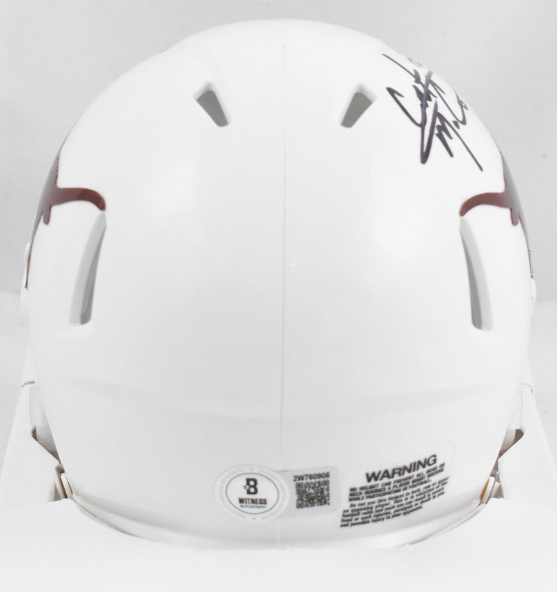 Colt McCoy Autographed Texas Longhorns Speed Mini Helmet