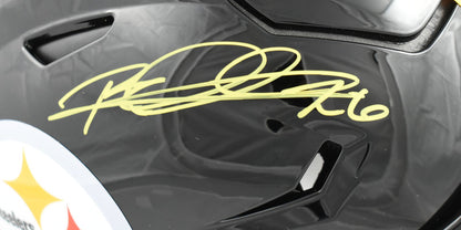 Rod Woodson Autographed Pittsburgh Steelers Full Size Speedflex Helmet