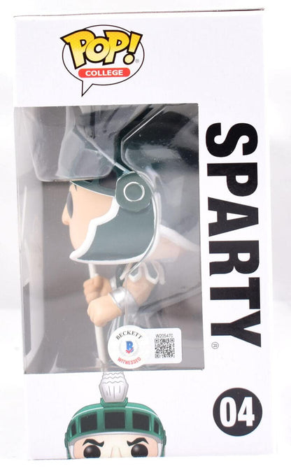 Magic Johnson Signed Michigan State Sparty Funko Pop #04