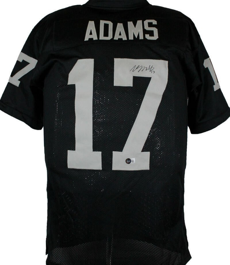 Davante Adams Signed Custom Black Football Jersey