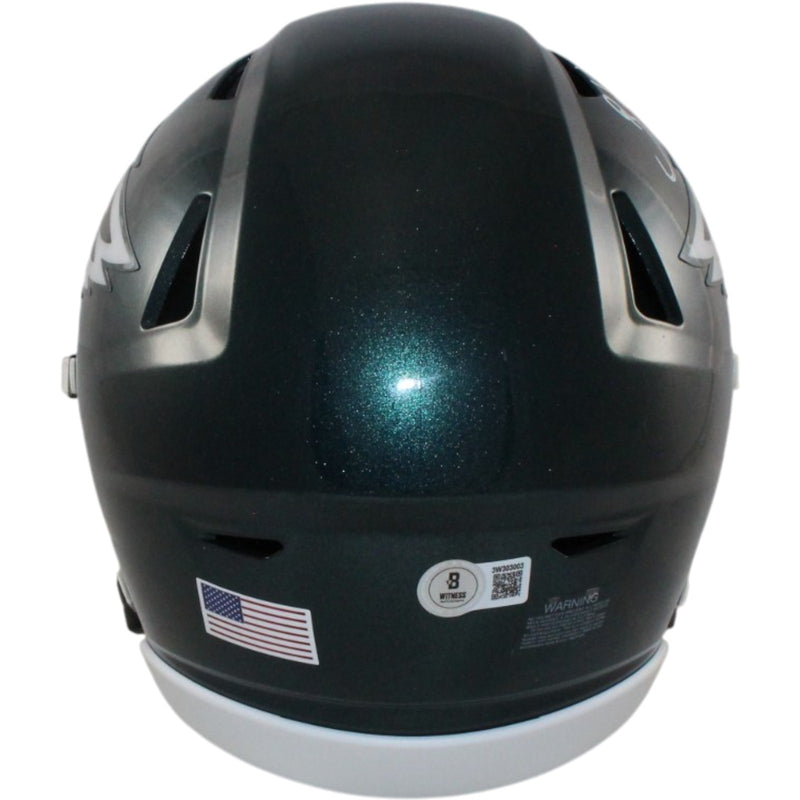 Brian Dawkins Philadelphia Eagles Autographed Mid-Size Midi Helmet