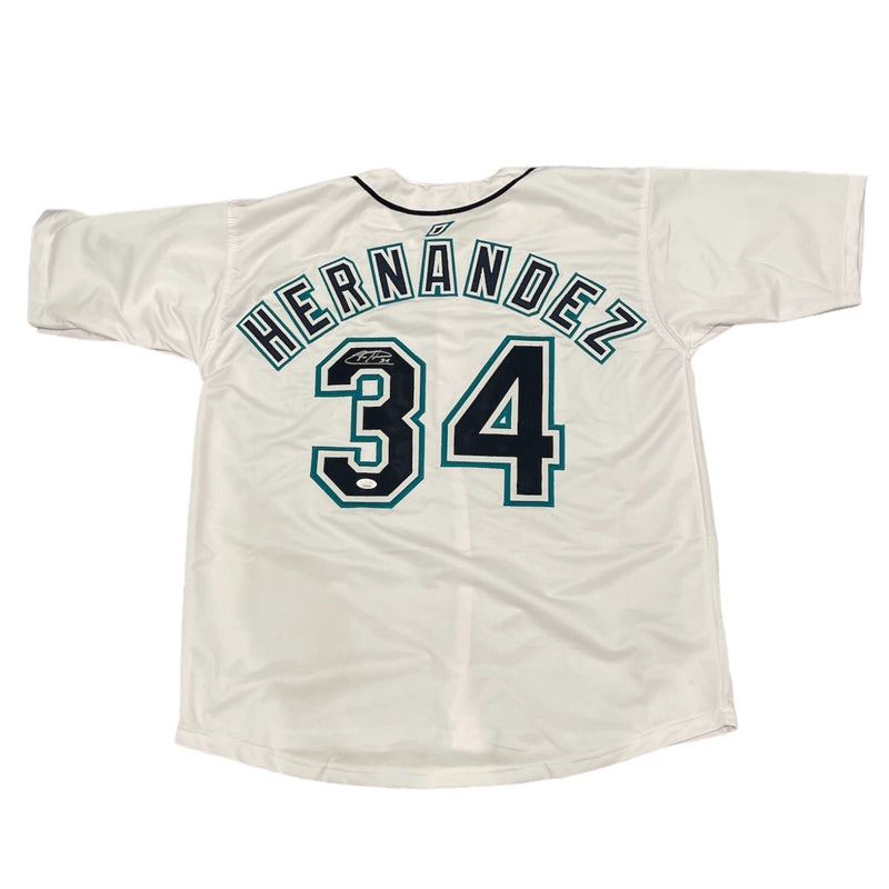 Felix Hernandez Signed Seattle Mariners Custom Baseball Jersey JSA COA