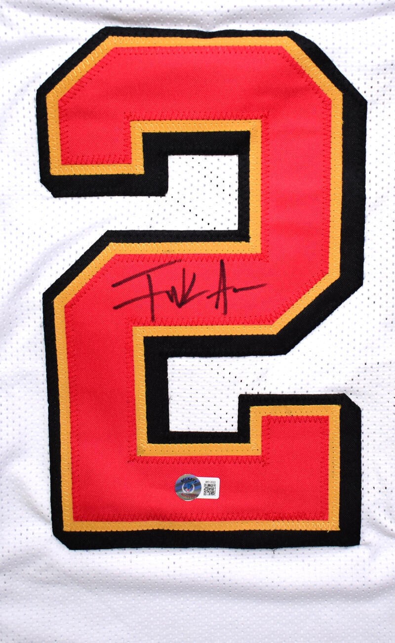 Frank Gore Autographed White Custom Jersey