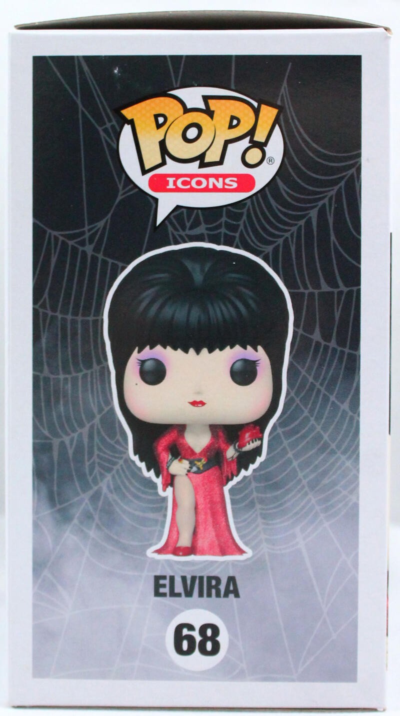 Cassandra Peterson Signed Elvira Funko Pop Figurine #68
