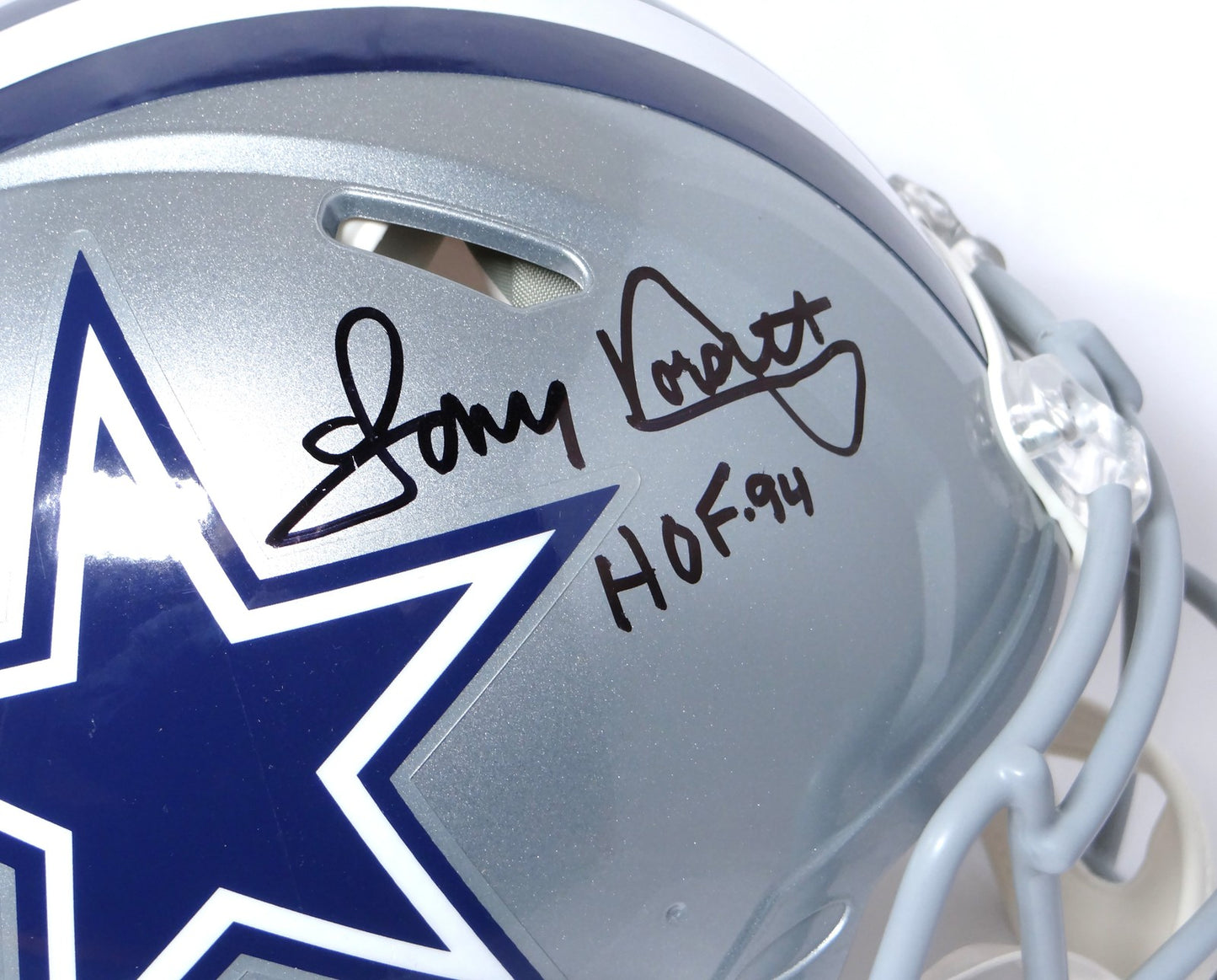 Tony Dorsett Autographed Dallas Cowboys Full Size Speed Authentic Helmet