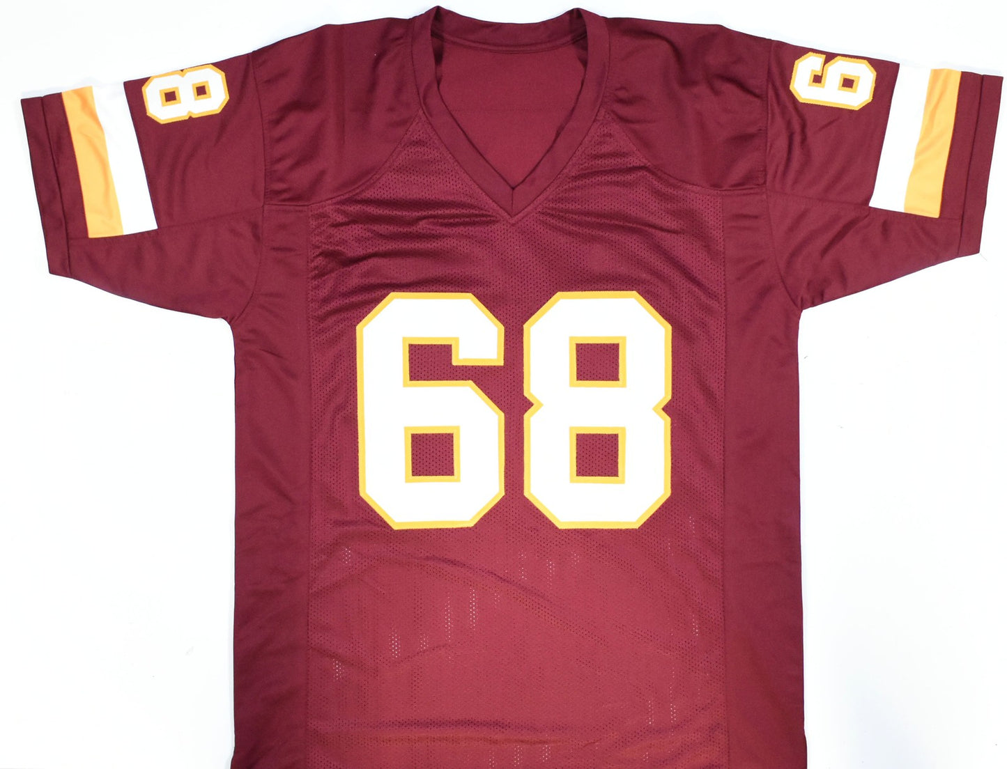 Russ Grimm Autographed Washington Redskins Burgundy Custom Jersey