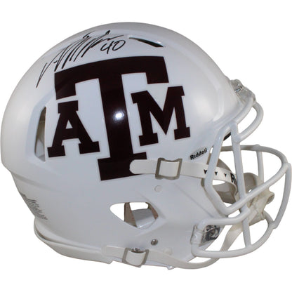 Von Miller Autographed Texas A&M Aggies Full Size Authentic Helmet (White)