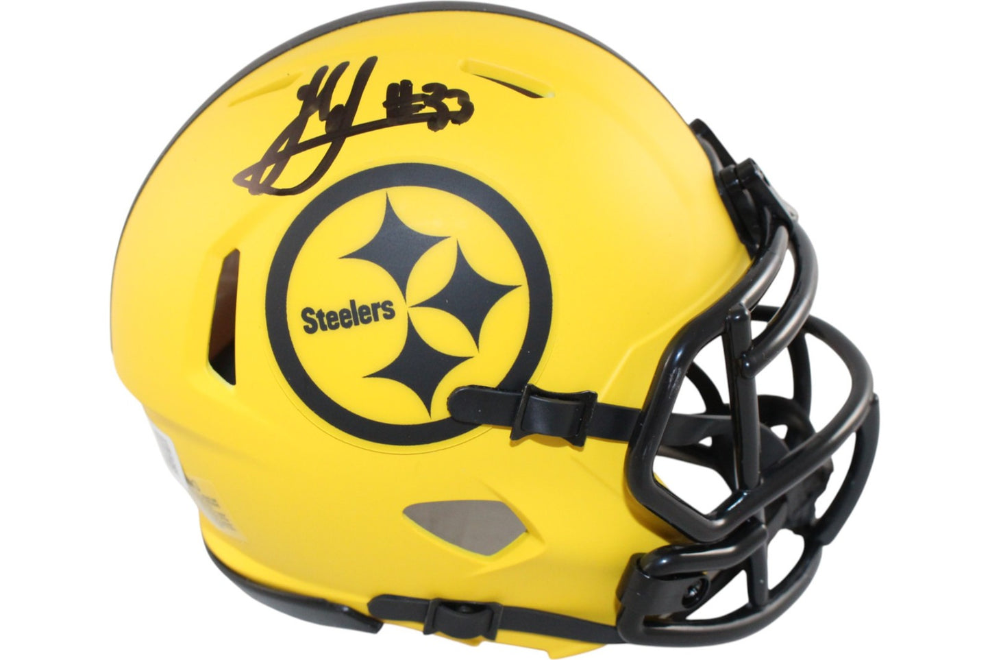 Jack Sawyer Signed Pittsburgh Steelers Rave Mini Helmet (Beckett)