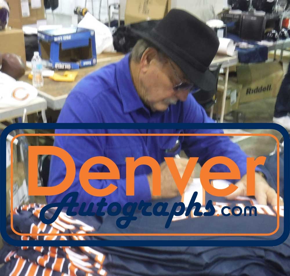 Dick Butkus Autographed Chicago Bears Navy Jersey