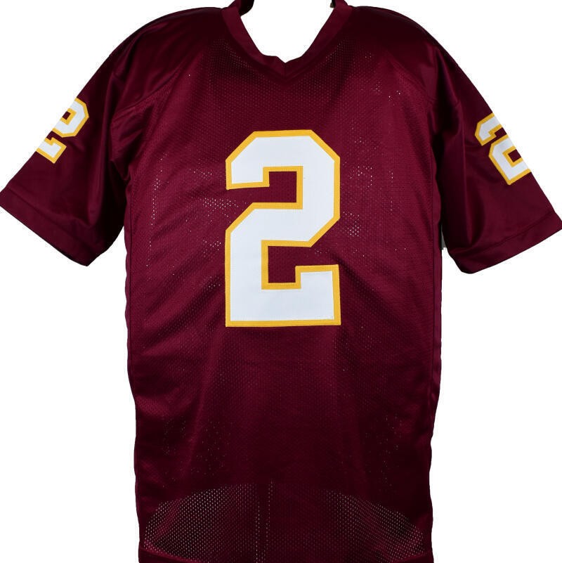 Deion Sanders Autographed Maroon College Style Jersey