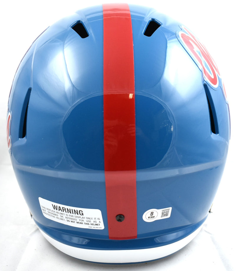 A.J. Brown Signed Ole Miss Rebels Full Size Speed Replica Helmet