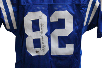 Raymond Berry Signed Baltimore Colts Wilson Proline Blue Size 48 Jersey BAS