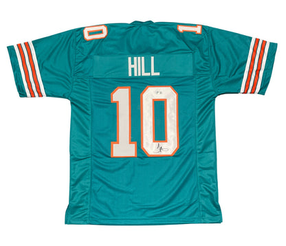 Tyreek Hill Signed Miami Dolphins Custom Throwback Jersey Beckett COA