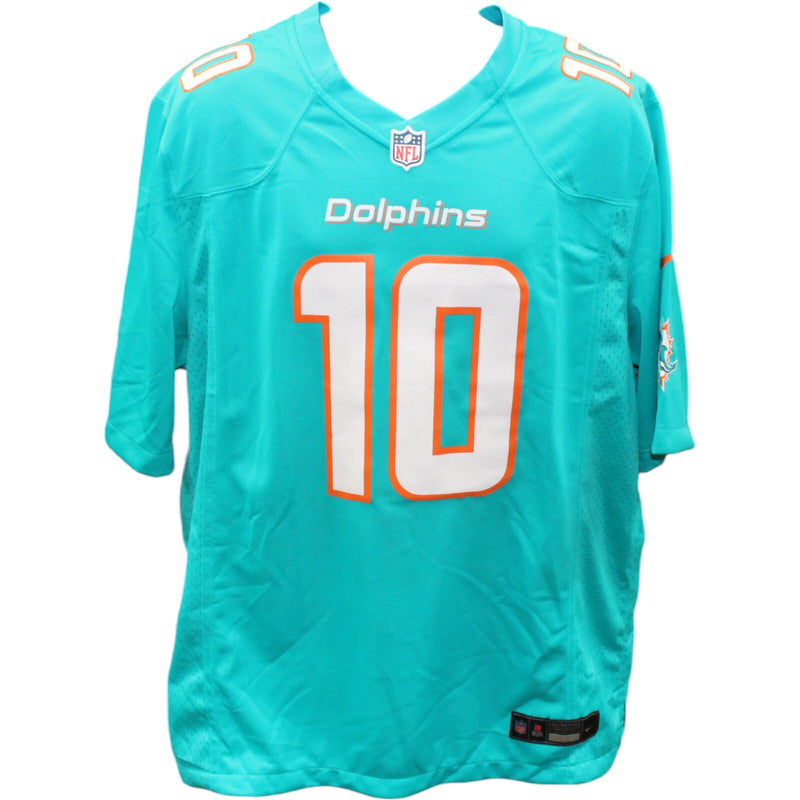 Tyreek Hill Miami Dolphins Autographed Nike Aqua Jersey