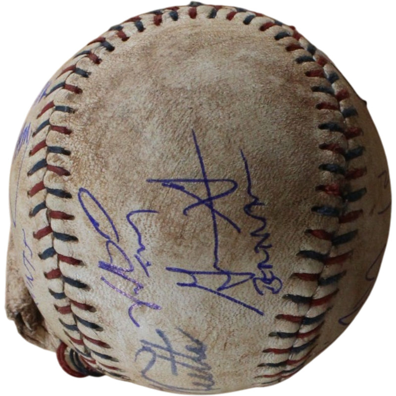 The Sandlot Cast Autographed Custom Ripped Baseball (8 Signatures)