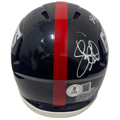 Leonard Marshall Signed New York Giants Throwback Mini Helmet 2x SB Champ