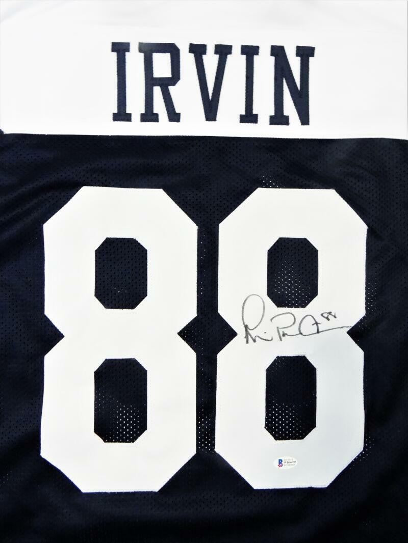 Michael Irvin Autographed Dallas Cowboys Custom Jersey