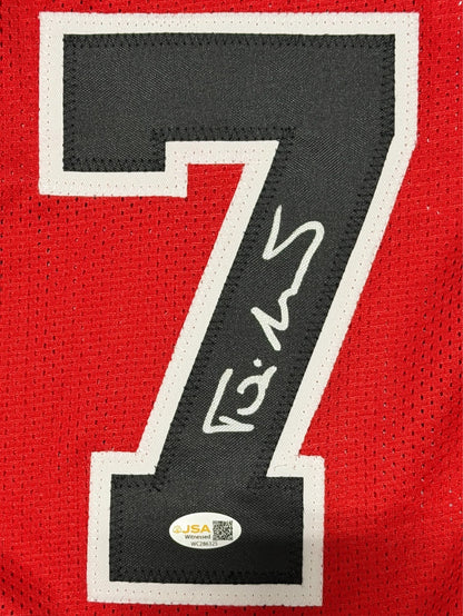 Toni Kukoc Signed Chicago Bulls Custom Jersey JSA COA