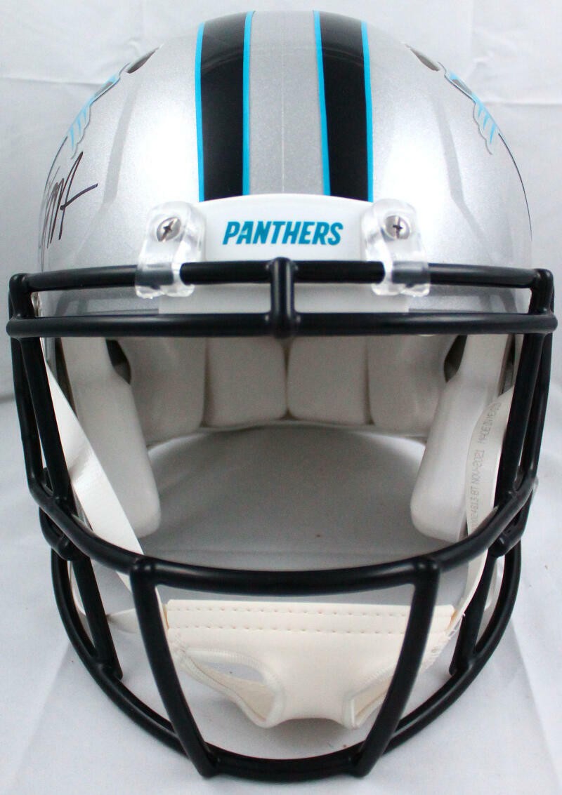 DJ Moore Autographed Carolina Panthers Full Size Speed Authentic Helmet