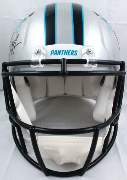 DJ Moore Autographed Carolina Panthers Full Size Speed Authentic Helmet