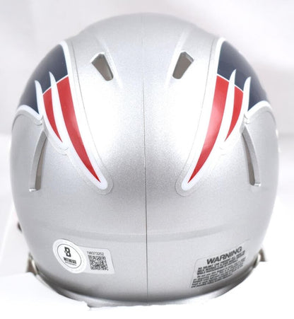 Richard Seymour Signed New England Patriots Speed Mini Helmet HOF Inscription