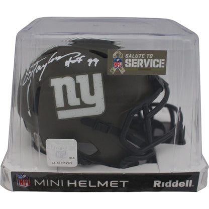 Lawrence Taylor Signed New York Giants 2022 Salute to Service Mini Helmet