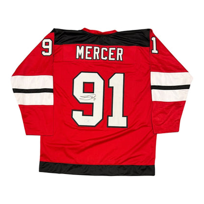 Dawson Mercer Signed New Jersey Devils Custom Jersey