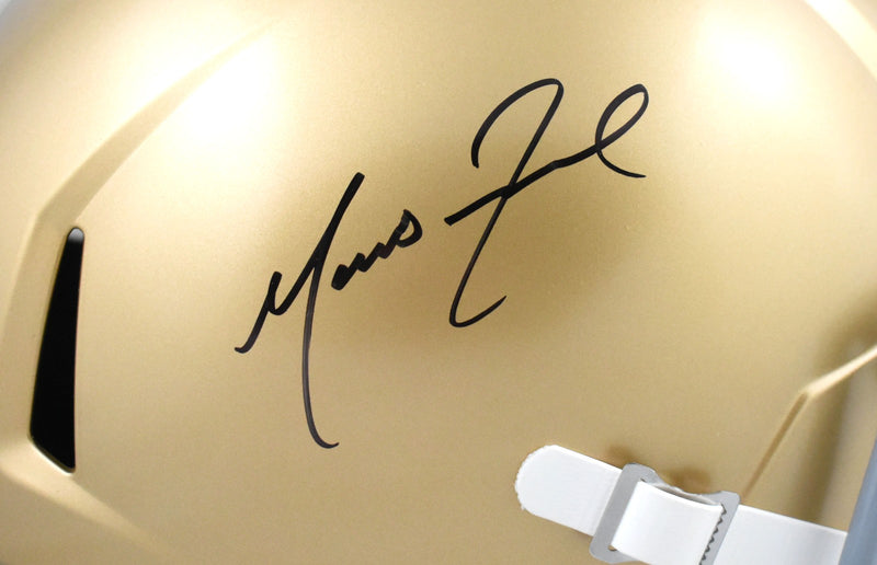Marcus Freeman Autographed Notre Dame Fighting Irish Full Size Speed Helmet