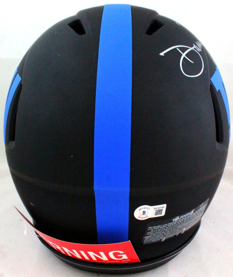 Daniel Jones Autographed New York Giants Full Size Authentic Eclipse Helmet
