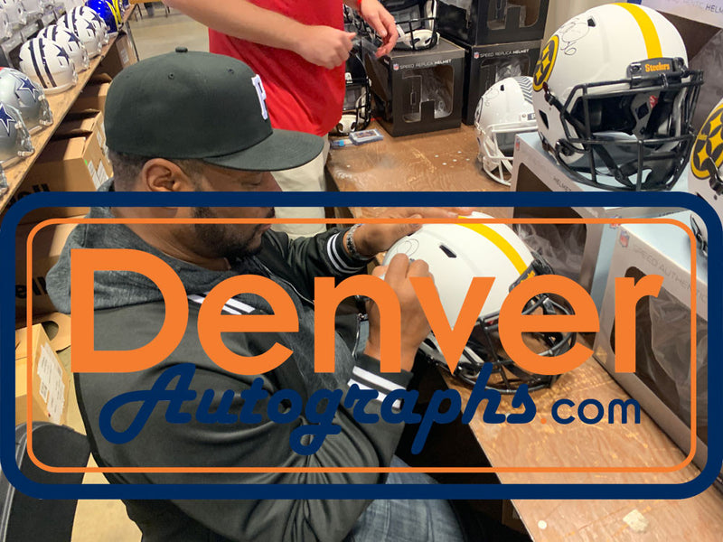 Jerome Bettis Signed Pittsburgh Steelers Full Size Lunar Speed Helmet