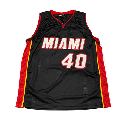 Udonis Haslem Signed Miami Heat Custom Jersey (#40 Retired Inscription)