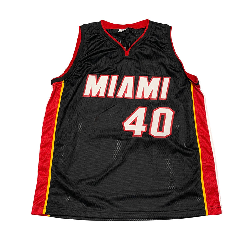 Udonis Haslem Signed Miami Heat Custom Jersey (#40 Retired Inscription)