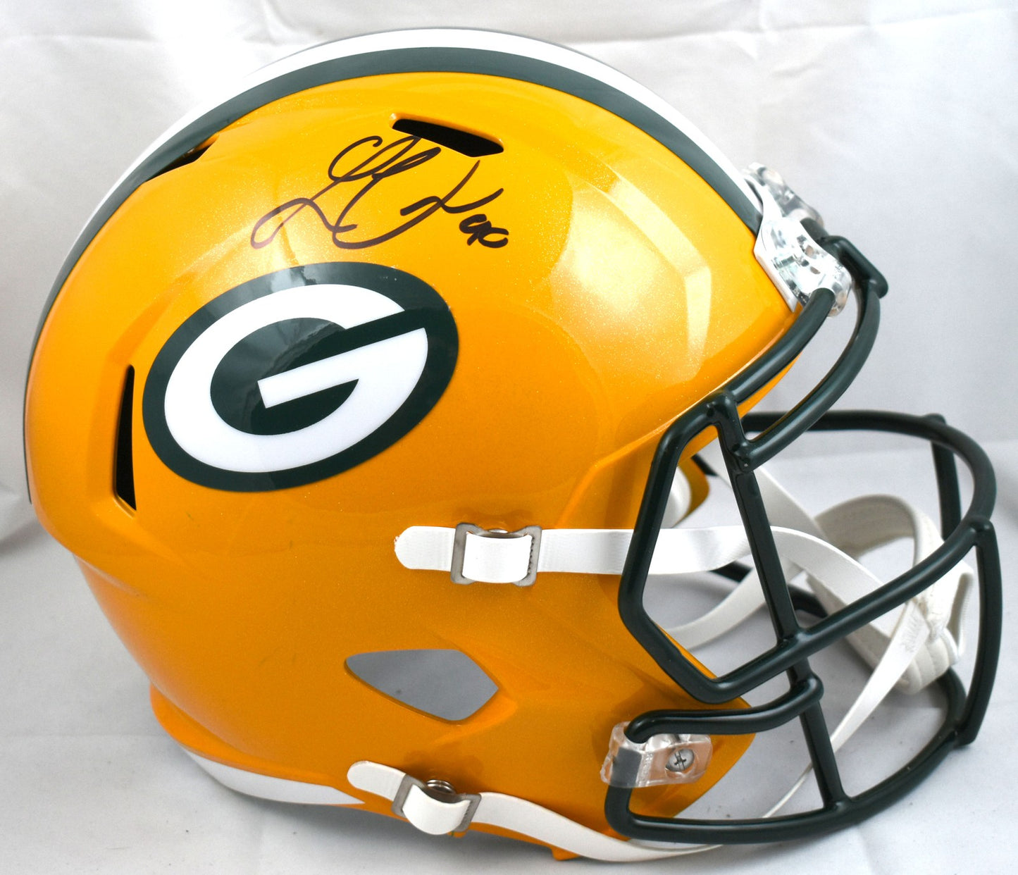 Lukas Van Ness Signed Green Bay Packers Full Size Speed Helmet