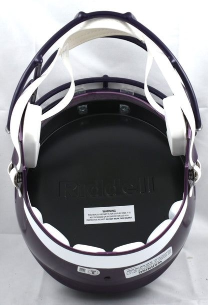Randall Cunningham Signed Minnesota Vikings Full Size Throwback Helmet