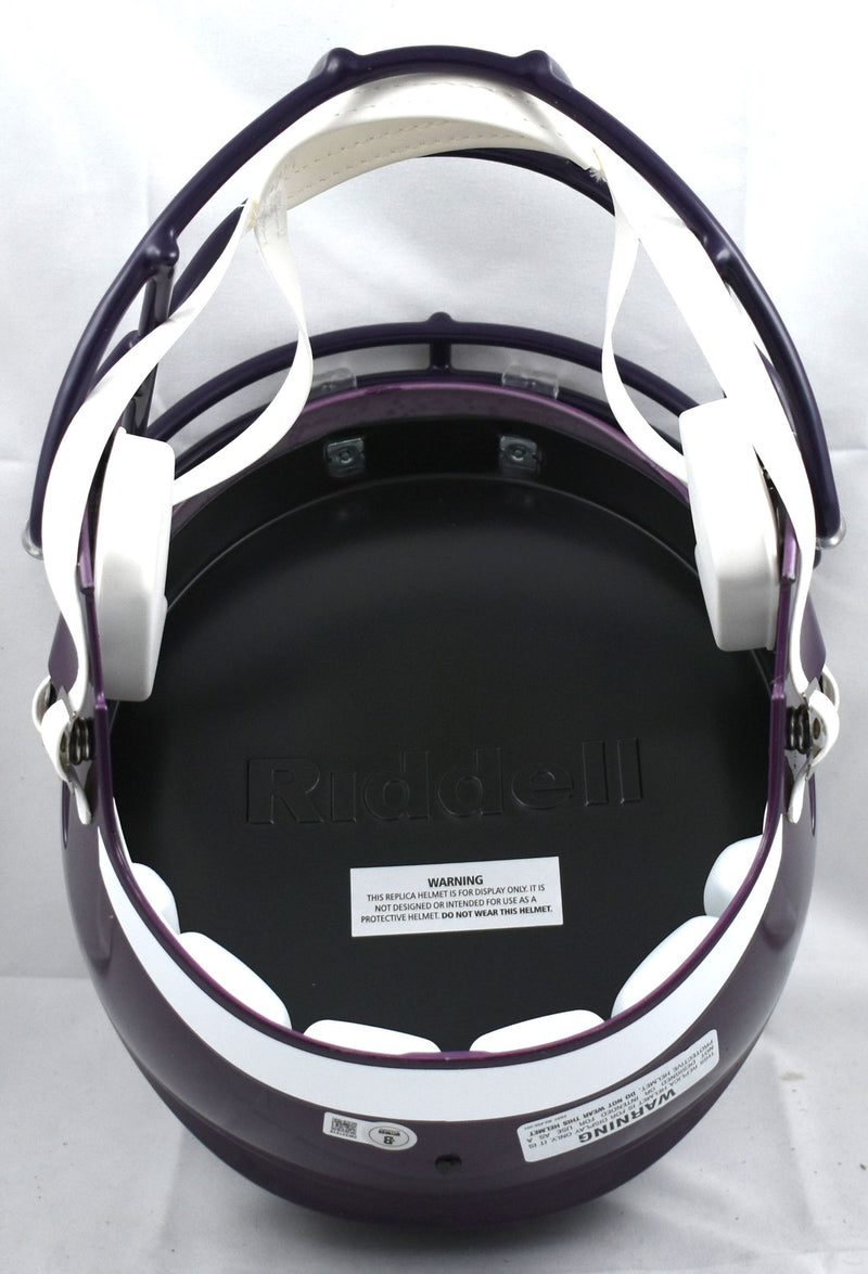 Randall Cunningham Signed Minnesota Vikings Full Size Throwback Helmet