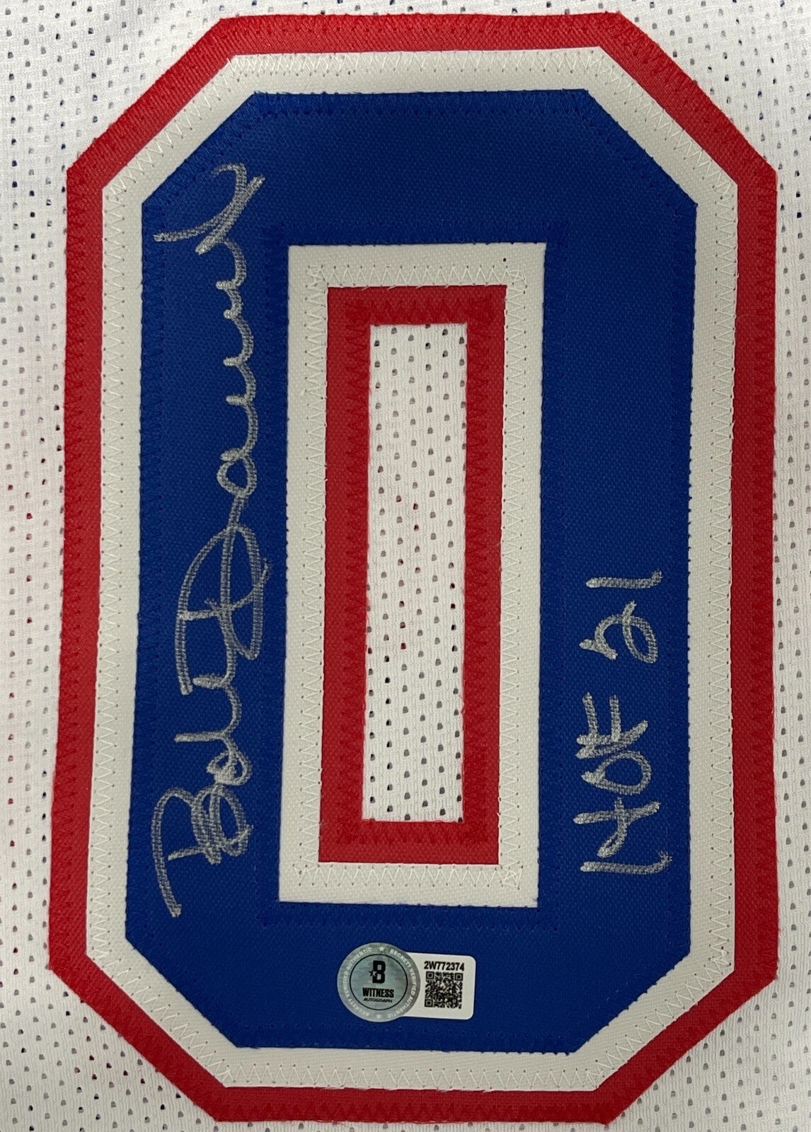 Bob Dandridge Signed Washington Bullets Custom Jersey HOF 21 Beckett BAS