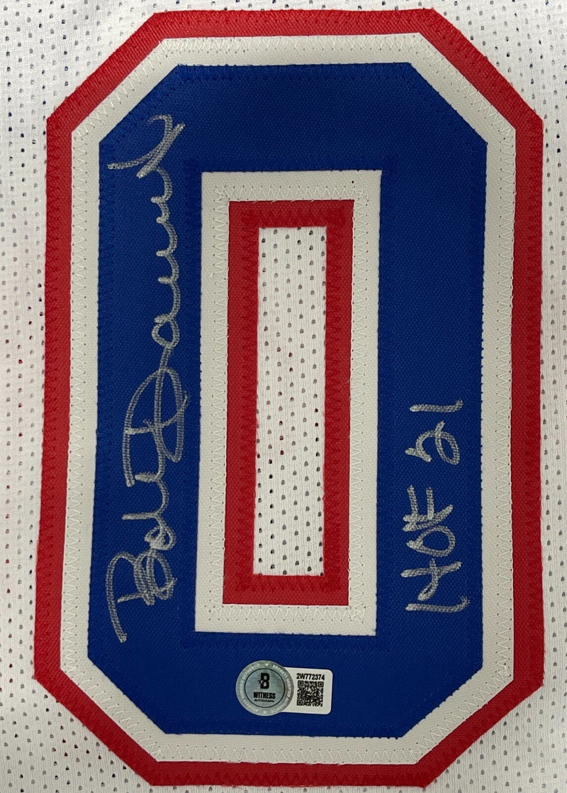 Bob Dandridge Signed Washington Bullets Custom Jersey HOF 21 Beckett BAS