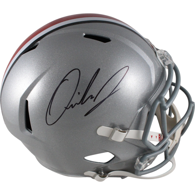 Quinshon Judkins Ohio State Buckeyes Autographed Speed Full Size Helmet