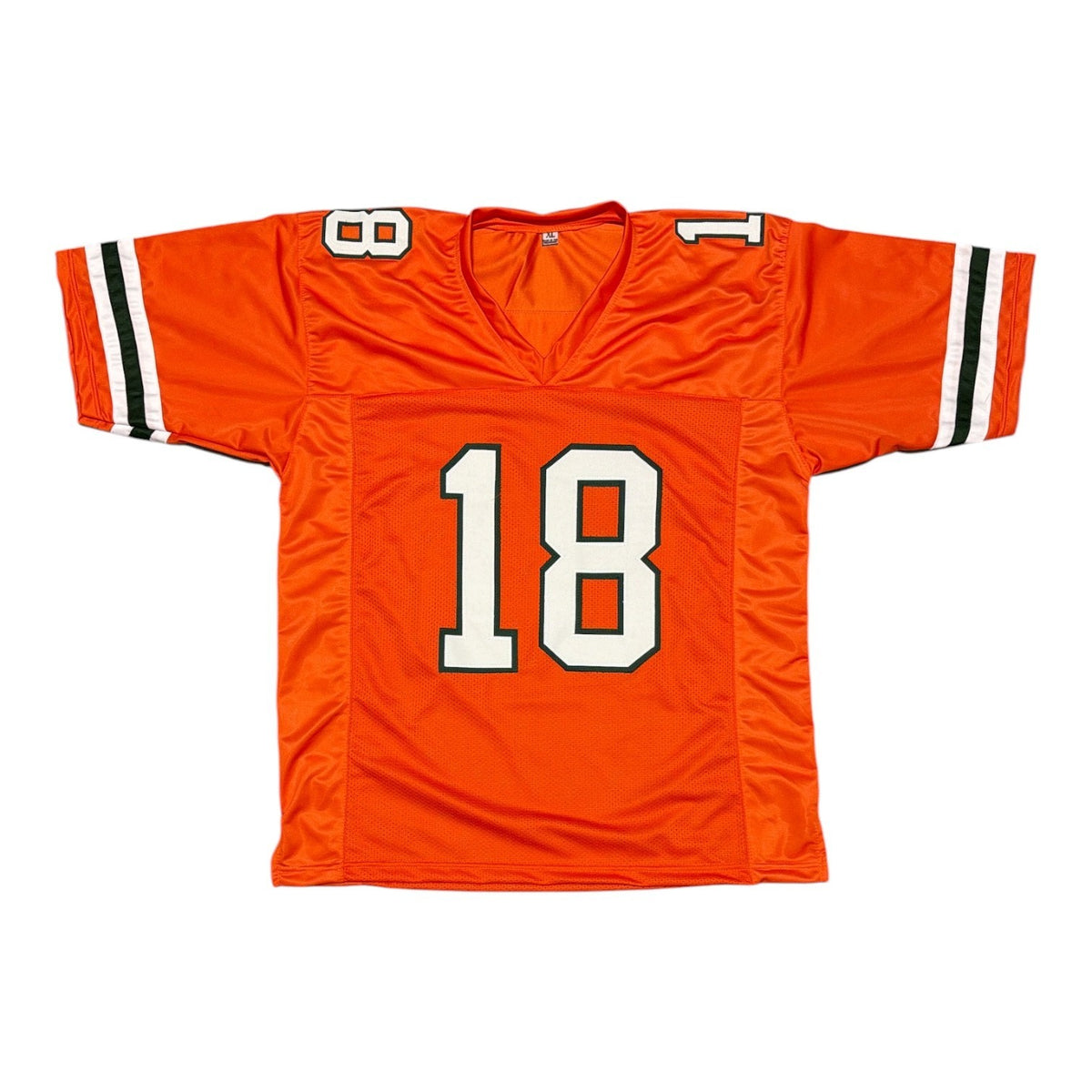 Cooper Barkate Signed Miami Hurricanes Orange Jersey