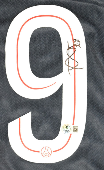 Bradley Barcola Autographed Paris Saint-Germain Home Jersey
