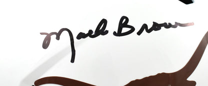 Mack Brown Autographed Texas Longhorns Full Size Speed Helmet
