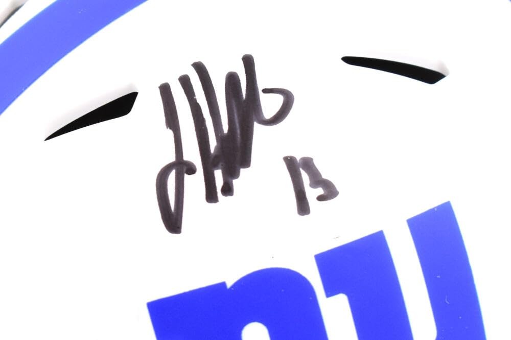 Jalin Hyatt Signed New York Giants Lunar Speed Mini Helmet