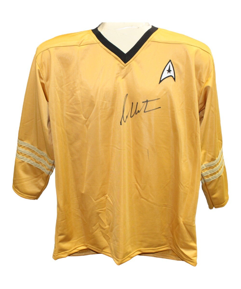 William Shatner Autographed Star Trek Uniform Shirt (Beckett COA)