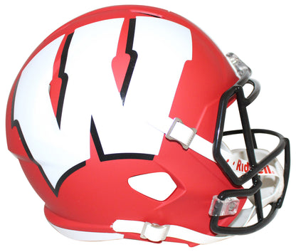 Derek Watt Wisconsin Badgers Signed Full Size AMP Replica Football Helmet