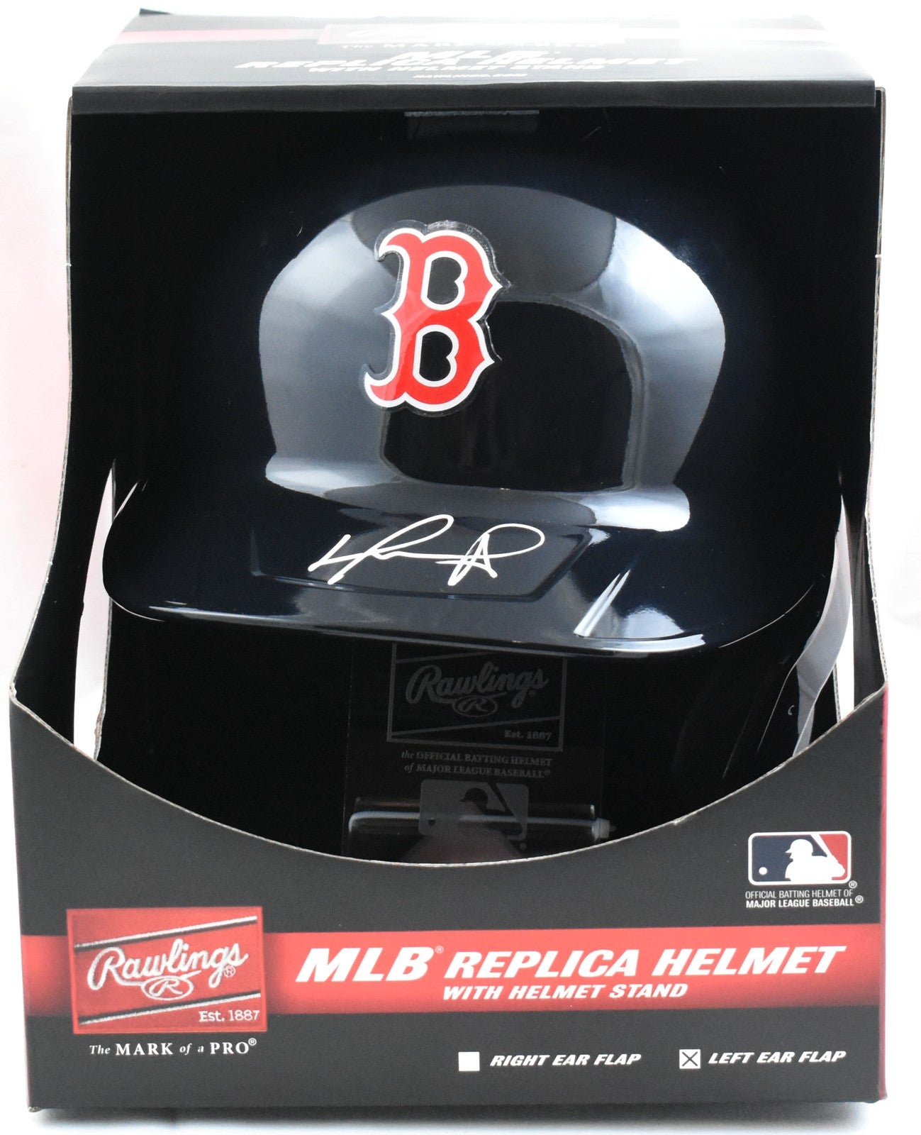 David Ortiz Autographed Boston Red Sox Full Size Replica Helmet