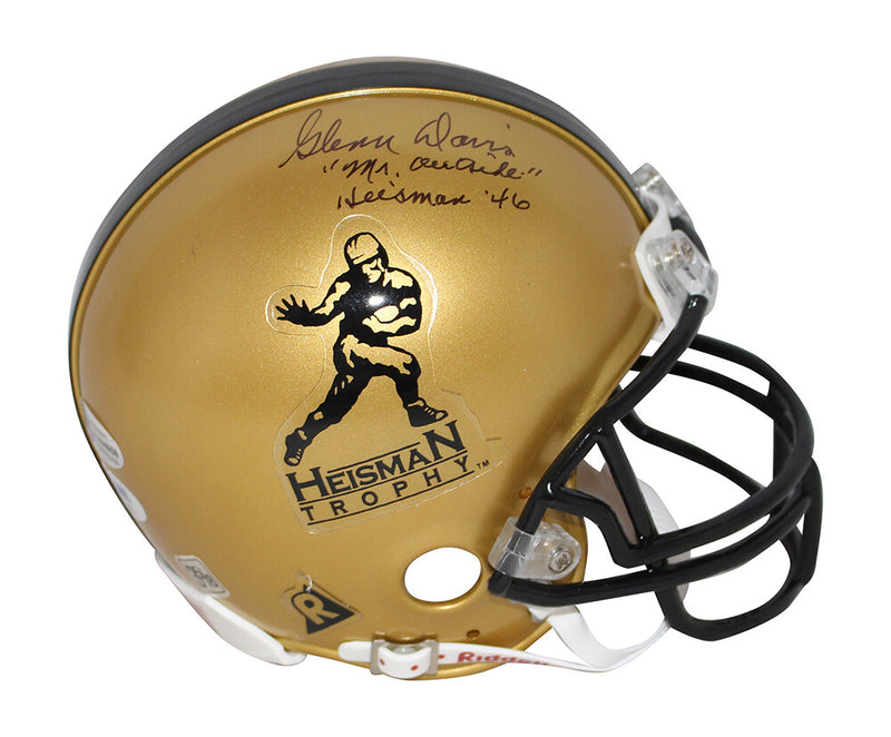 Glenn Davis & Doc Blanchard Autographed Army Heisman Mini Helmet PSA